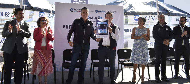 Entrega CEA infraestructura para macro cosecha de agua