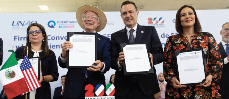 Fortalece Querétaro lazos de cooperación bilateral académica con Estados Unidos 🇲🇽🇺🇸